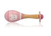 Instrumenty muzyczne dla dzieci - AdamToys Marakas z króliczkiem N4022 - miniaturka - grafika 1