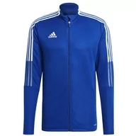 Bluzy sportowe męskie - Adidas, Bluza, Tiro 21 Track Jacket GM7320, niebieski, rozmiar M - miniaturka - grafika 1