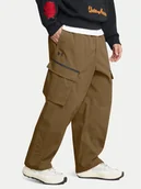 Spodnie męskie - Under Armour Spodnie materiałowe Unstoppable 1388827 Brązowy Loose Fit - miniaturka - grafika 1