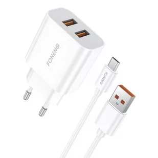 Ładowarka dual USB Foneng EU45 Micro - Ładowarki do telefonów - miniaturka - grafika 1
