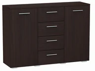 Komody - Komoda szafka HELENA 120cm 2D4S VENGE wenge - miniaturka - grafika 1