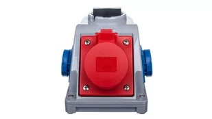 PCE Gniazdo siłowe z wyłącznikiem seria COMBO-POL 16A 400V 3P+Z+N gniazda 2x230V, wył. 0-1 96061542W - Osprzęt siłowy - miniaturka - grafika 1