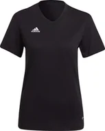 Bluzki damskie - Koszulka damska adidas Entrada 22 Tee czarna HC0438-2XL - miniaturka - grafika 1