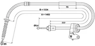 Linki hamulca postojowego - ATE LINKA HAMULCA 24.3727-0243.2 MINI CLUBVAN R55 COOPERD 12 - miniaturka - grafika 1
