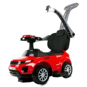 Chodziki - Jeździk Pchacz Chodzik Dla Dziecka Z Rączką I Obejmą Sport Car Czerwony - miniaturka - grafika 1
