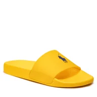 Klapki i japonki damskie - Klapki Polo Ralph Lauren Polo Silde 809860988002 Żółty - miniaturka - grafika 1
