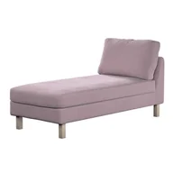 Pokrowce na meble - Dekoria pl pl Pokrowiec na szezlong Karlstad wolnostojący krótki zgaszony róż 80 x 160 x 80 cm Velvet 732-704-14 - miniaturka - grafika 1