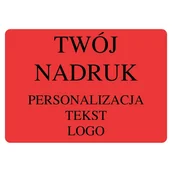 Akcesoria do pakowania - Etykieta Twój Nadruk Czerwona 70X50Mm 20 Szt. - miniaturka - grafika 1