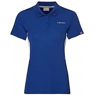 Koszulki i topy damskie - Head Damska koszulka polo Club Tech Polo W Polos niebieski Royal XS 814339-RO XS - miniaturka - grafika 1