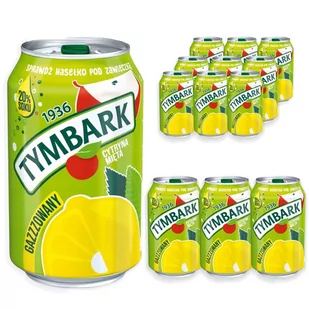 Tymbark Napój gazowany jabłko cytryna mięta 330 ml x 12 sztuk - Napoje gazowane - miniaturka - grafika 1