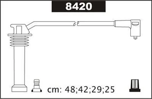 Przewody Zaplonowe 8420 - Kable wysokiego napięcia - miniaturka - grafika 1