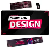 Podkładki pod mysz - Podkładka pod Mysz z Własnym Nadrukiem 100x50 - miniaturka - grafika 1