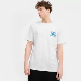 Męski t-shirt z nadrukiem QUIKSILVER Ocean Bed - biały - Koszulki sportowe męskie - miniaturka - grafika 1