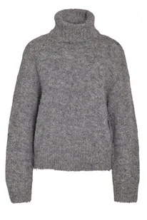 NOISY MAY SZARY SWETER Z WEŁNĄ Z GOLFEM I DŁUGIM RĘKAWEM S X_A - Swetry damskie NOISY MAY SZARY SWETER Z WEŁNĄ Z GOLFEM I DŁUGIM RĘKAWEM S X_A - Swetry damskie - miniaturka - grafika 1