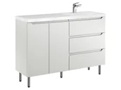 Szafki łazienkowe - Szafka Stojąca Z Umywalką ETH 120 cm DS Prawa - Kaszmir Mat - miniaturka - grafika 1