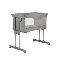 Torby podróżne - Bebeconfort Amara, Łóżeczko przystawka, 0–6 miesięcy, 0–9 kg, co-sleeper, Gondola i co-sleeper 2-w-1, Kompaktowe składanie w 3 sekundy, Łatwe przenoszenie, Poręczna torba podróżna, Tinted Grey - miniaturka - grafika 1