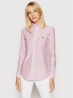 Koszule damskie - Ralph Lauren Polo Koszula Oxford 211664416 Różowy Slim Fit - miniaturka - grafika 1