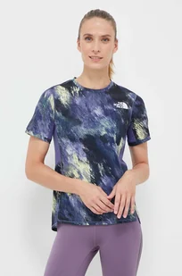 The North Face t-shirt do biegania Sunriser - Koszulki sportowe damskie - miniaturka - grafika 1