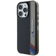 Etui i futerały do telefonów - Etui BMW Motorsport IML Vertical Stripe do Apple iPhone 16 Pro Max Czarny - miniaturka - grafika 1