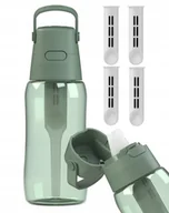 Butelki filtrujące - Butelka filtrująca Dafi Solid 0,5l szałwiowa barwiona + 4x filtr do wody - miniaturka - grafika 1