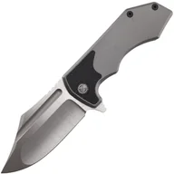 Scyzoryki - DC BLADES CETO Pasek Satin, Złoty Pivot, Czarna Wstawka Micarta - miniaturka - grafika 1