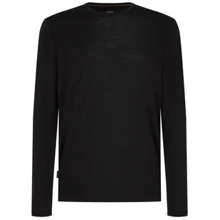 Koszulka męska Icebreaker Men Merino Blend 125 Cool-Lite™ Sphere LS Tee Rozmiar: L / Kolor: czarny - Koszulki sportowe męskie - miniaturka - grafika 1