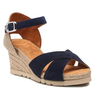Espadryle damskie - Unisa Espadryle Mana Ks Ocean - miniaturka - grafika 1