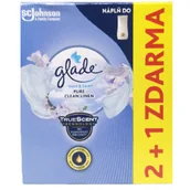 Odświeżacze powietrza - Glade Mini spray zapas 3x10ml Pure Clean Linen - miniaturka - grafika 1