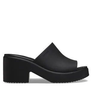 Klapki Crocs Brooklyn Slide Heel 209408 Czarny - Klapki i japonki damskie - miniaturka - grafika 1