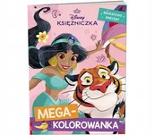 Kolorowanki, wyklejanki - Disney Księżniczka Megakolorowanka - miniaturka - grafika 1