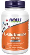 Now Foods L-Glutamine 500 mg suplement diety 120 kaps.