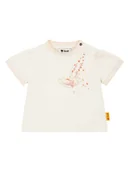 Kaftaniki dla niemowląt - Steiff Koszulka w kolorze kremowym - miniaturka - grafika 1