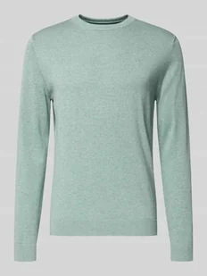 Sweter z dzianiny o kroju regular fit z czystej bawełny - Swetry męskie - miniaturka - grafika 1