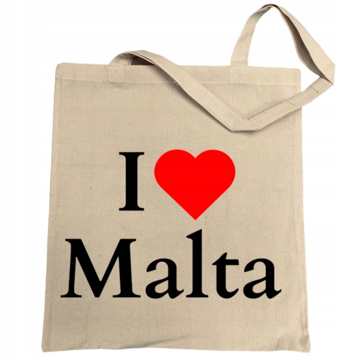 Torba na zakupy nadruk I Love Malta Kocham Malte