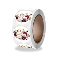 Scrapbooking - Naklejki Ozdobne Okrągłe 3,8Cm Moc Życzeń 10 Szt. - miniaturka - grafika 1