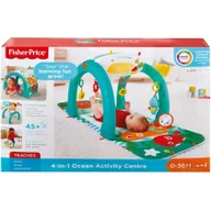 Maty edukacyjne - Fisher Price Aktywizująca mata 4w1 Muzyczny Ocean FXX13 - miniaturka - grafika 1