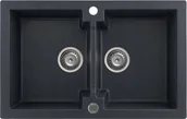 Zlewozmywaki - Kernau KGS A 80 2B BLACK METALLIC - miniaturka - grafika 1