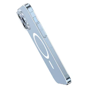 Baseus Crystal Magnetic Case etui do iPhone 14 Pro cienki pokrowiec MagSafe + szkło przezroczyste - Etui i futerały do telefonów - miniaturka - grafika 5