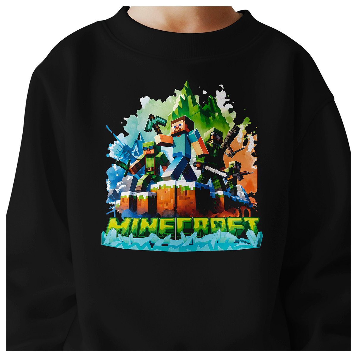 BLUZA DZIECIĘCA MINECRAFT LEGENDS 104 DLA DZIEWCZYNKI CHŁOPCA