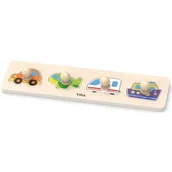 Układanki dla dzieci - Viga Układanka z uchwytami Pojazdy V44534 - miniaturka - grafika 1