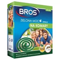 Bros Spirale na komary Zielona Moc. Odstraszacz komarów. 10 sztuk. - Zwalczanie i odstraszanie szkodników - miniaturka - grafika 1