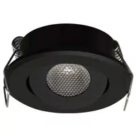 Lampy sufitowe - Ideus MATI LED C 1,5W BLACK 4000K 3737 lampa podtynkowa wpuszczana czarna - miniaturka - grafika 1
