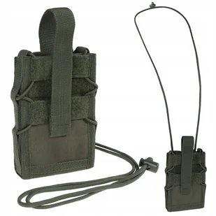 Mil-Tec Etui Na Smartfon Telefon Dowód  Na szyję  System Molle Zielone - Etui i futerały do telefonów - miniaturka - grafika 1