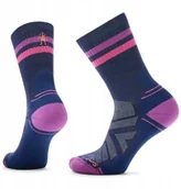Skarpety termoaktywne - W'S Hike Light Cushion Tube Stripe Crew Socks, N59 deep navy/power pink, L - miniaturka - grafika 1