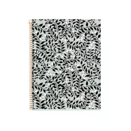 Zeszyty szkolne - KOŁOZESZYT NB-4 A4 120 KRATKA FLORAL ALWAYS BLACK MR - miniaturka - grafika 1
