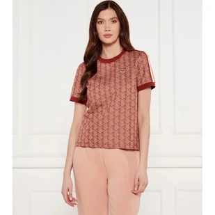 Lacoste T-shirt Slim Fit - Koszulki i topy damskie - miniaturka - grafika 1