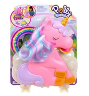 Lalki dla dziewczynek - Polly Pocket Jednorożec Salon piękności Zestaw Hkv51 - zabawka - miniaturka - grafika 1