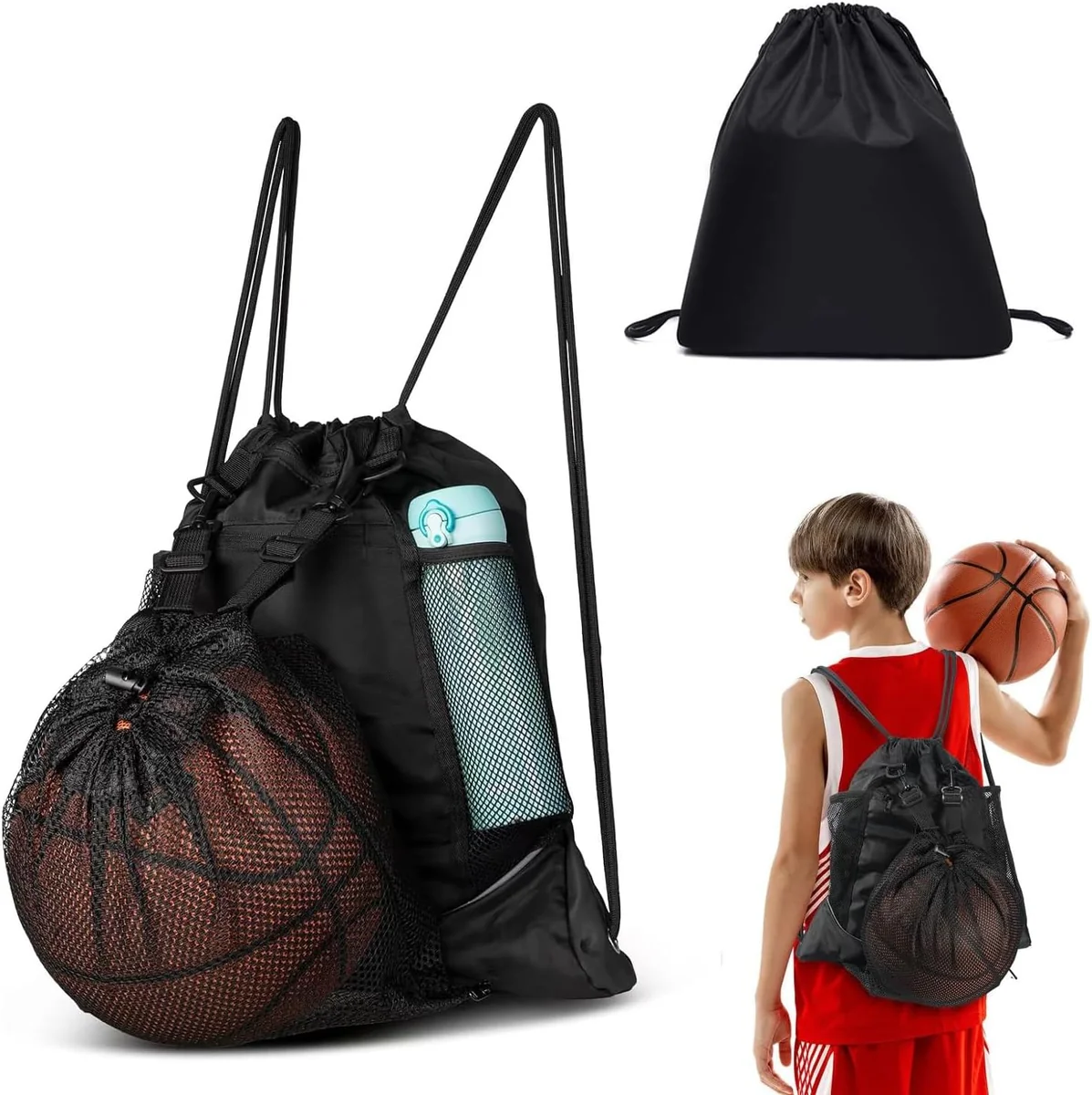 TORBA SPORTOWA WODOSZCZELNA 47X41CM PLECAK GIMNASTYCZNY ZAMEK MIEJSCE