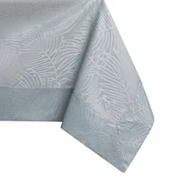 Obrusy i serwetki - Obrus Gaia Szary Tłoczony Roślinny 140x180 AmeliaHome - TCLOTH/AH/GAIA/BRD/LIGHTGREY/140X180 - miniaturka - grafika 1