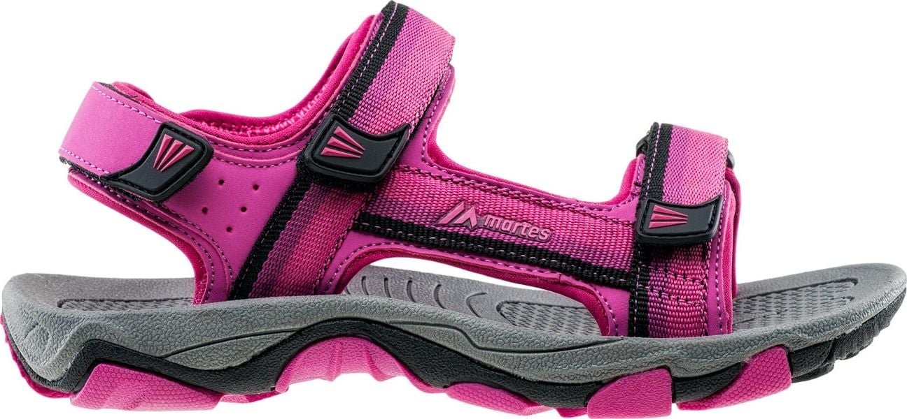Martes Sandały damskie Makanos Dark fuchsia/Fuchsia/Black r. 39